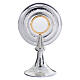 Monstrance Molina Brass Silver-Plated with Hammered Finish, 30 cm s1
