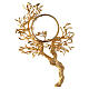 Olive tree monstrance by Pical Arte, 20x12 in, brass plated with 18 kt gold s8
