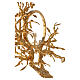 Olive tree monstrance by Pical Arte, 20x12 in, brass plated with 18 kt gold s14