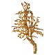 Olive tree monstrance by Pical Arte, 20x12 in, brass plated with 18 kt gold s8