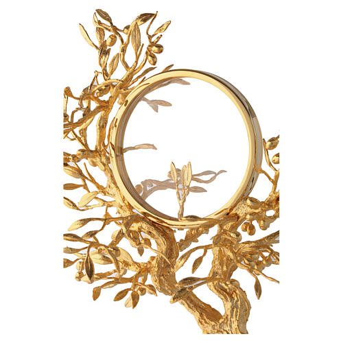 Ostensoir arbre d'olivier 52x30 cm en laiton plaqué or 18 carats Pical Arte 3