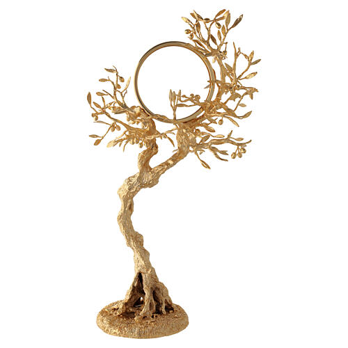 Ostensorio albero d'ulivo 50x30 cm ottone placcato oro 18kt Pical Arte 10