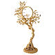 Ostensório árvore de oliveira 52x30 cm latão folheado a ouro 18 kt Pical Arte s1