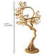 Ostensório árvore de oliveira 52x30 cm latão folheado a ouro 18 kt Pical Arte s14