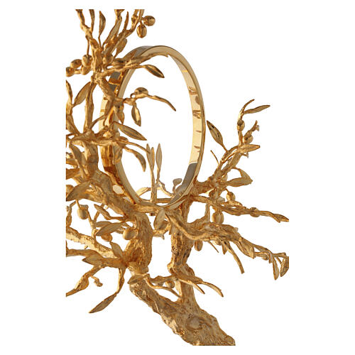 Olive Tree Monstrance, 50 x 30 cm, Brass with 18 kt Gold Plating Pical Arte 13
