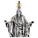 Lost-wax monstrance for Magna host with Christ at central node, H 34 in s18