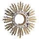 Ostensoir cire perdue nœud Sacré-Cœur de Jésus Hostia Magna h 86 cm s5
