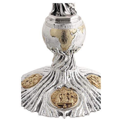 Ostensorio cera persa nodo Cristo ostia magna 85 cm 10
