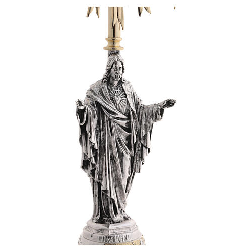Ostensorio cera persa nodo Cristo ostia magna 85 cm 13