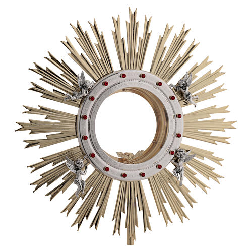 Magna Host Monstrance with Christ figure, lost‑wax casting, H 86 cm 5