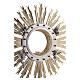 Magna Host Monstrance with Christ figure, lost‑wax casting, H 86 cm s9
