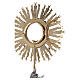Magna Host Monstrance with Christ figure, lost‑wax casting, H 86 cm s15