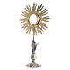 Magna Host Monstrance with Christ figure, lost‑wax casting, H 86 cm s20