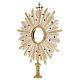 Filigree monstrance with lapis lazuli and removable luna, 3 in s5