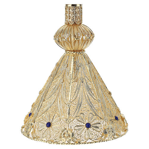 Filigree Monstrance with Lapis Lazuli and Removable 7.5 cm Luna 12