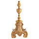 Ostenorio stile gotico ottone dorato Ostia Magna 80 cm s5