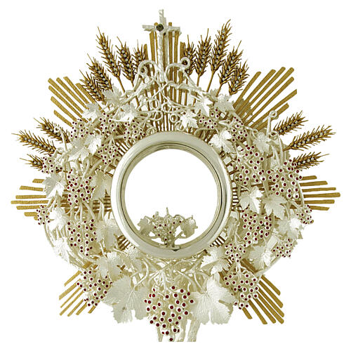 Grape Monstrance in Silver with Gold Plating, Pical Arte Creazioni 2