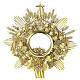 Grape and Wheat Monstrance, 18K Gold Plated with Crystal-Set Clusters, Pical Arte Creazioni s2