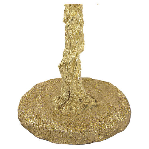 Monstrance Olive model, 18 kt Gold‑Plated with Green Stones, Pical Arte Creazioni 3