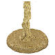 Monstrance Olive model, 18 kt Gold‑Plated with Green Stones, Pical Arte Creazioni s3