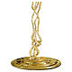 Ostensorio ALEX H.125 cm decoro uva e spighe placcato oro 18Kt Pical s3