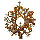 Monstrance HONEYCOMB model with bees, gold and enamel  Pical Arte Creazioni s2