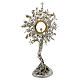 Monstrance ALVEOLO model, silver‑plated with 18 kt gold‑plated bees, Pical Arte Creazioni s1
