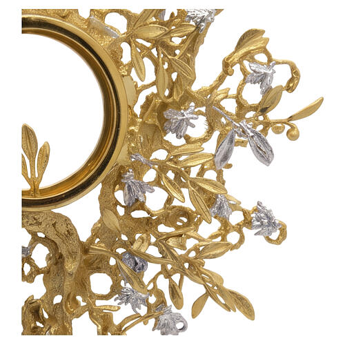 Monstrance ALVEOLO, 18 kt gold‑plated with silver bees, Pical Arte Creazioni 5