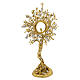 Monstrance ALVEOLO, 18 kt gold‑plated with silver bees, Pical Arte Creazioni s1