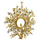 Monstrance ALVEOLO, 18 kt gold‑plated with silver bees, Pical Arte Creazioni s3