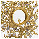Monstrance ALVEOLO, 18 kt gold‑plated with silver bees, Pical Arte Creazioni s4