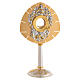 Monstrance of the Most Holy Trinity in gilded brass with chased silver s1