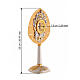 Monstrance of the Most Holy Trinity in gilded brass with chased silver s4