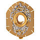 Monstrance of the Most Holy Trinity in gilded brass with chased silver s6