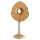 Monstrance of the Most Holy Trinity in gilded brass with chased silver s10