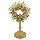 Monstrance, OLIVE model, 18kt Gold-Plated with Wheat-Ray Pical Arte Creazioni s1