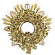 Monstrance, OLIVE model, 18kt Gold-Plated with Wheat-Ray Pical Arte Creazioni s4
