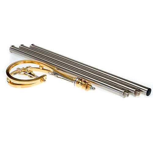 Bischofsstab Messing  Kruzifix 9