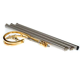 Crosse pastorale avec crucifix s9