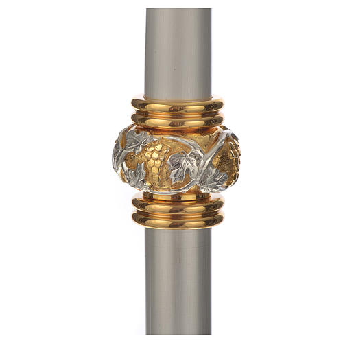 Pastorał drążek mosiądz winogrona 3