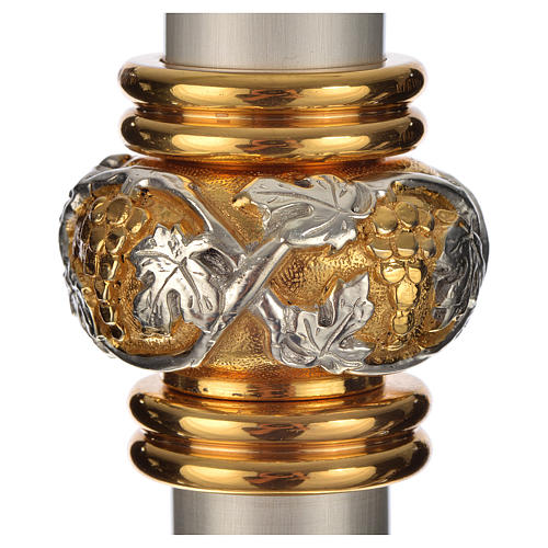 Pastorał drążek mosiądz winogrona 7