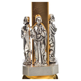 Pastorał drążek mosiądz ewangeliści krzyż s5