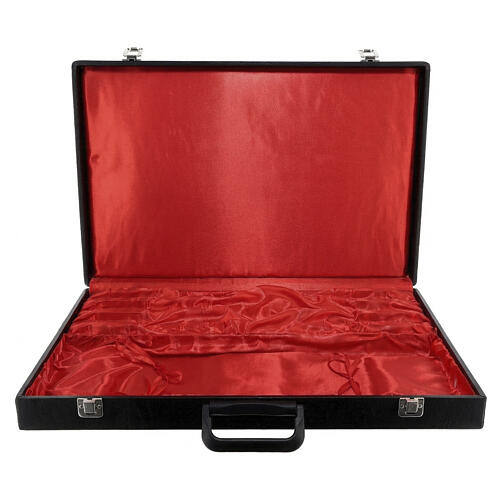 Pastoral staff case, silver crozier with grapes 2