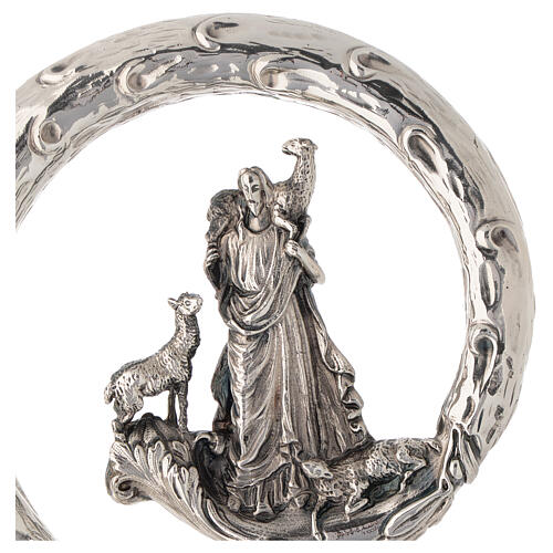 Crozier in chiselled brass representing the Good Shepherd 2
