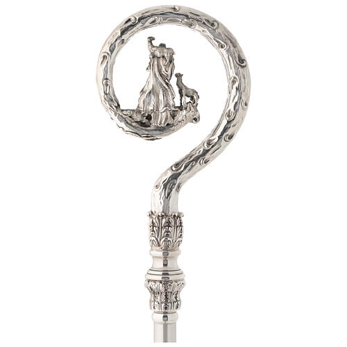 Crozier in chiselled brass representing the Good Shepherd 4