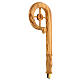 Olive wood crozier with cross and IHS s5