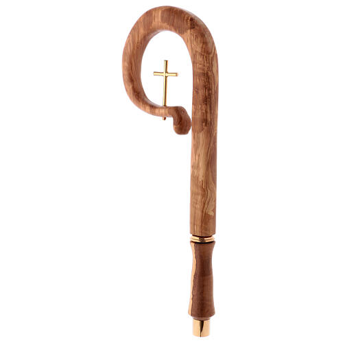 Olive wood crozier 4