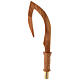 Olive wood crozier with metal parts s1