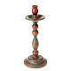 Coloured wood candle-holder s1
