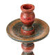 Coloured wood candle-holder s2